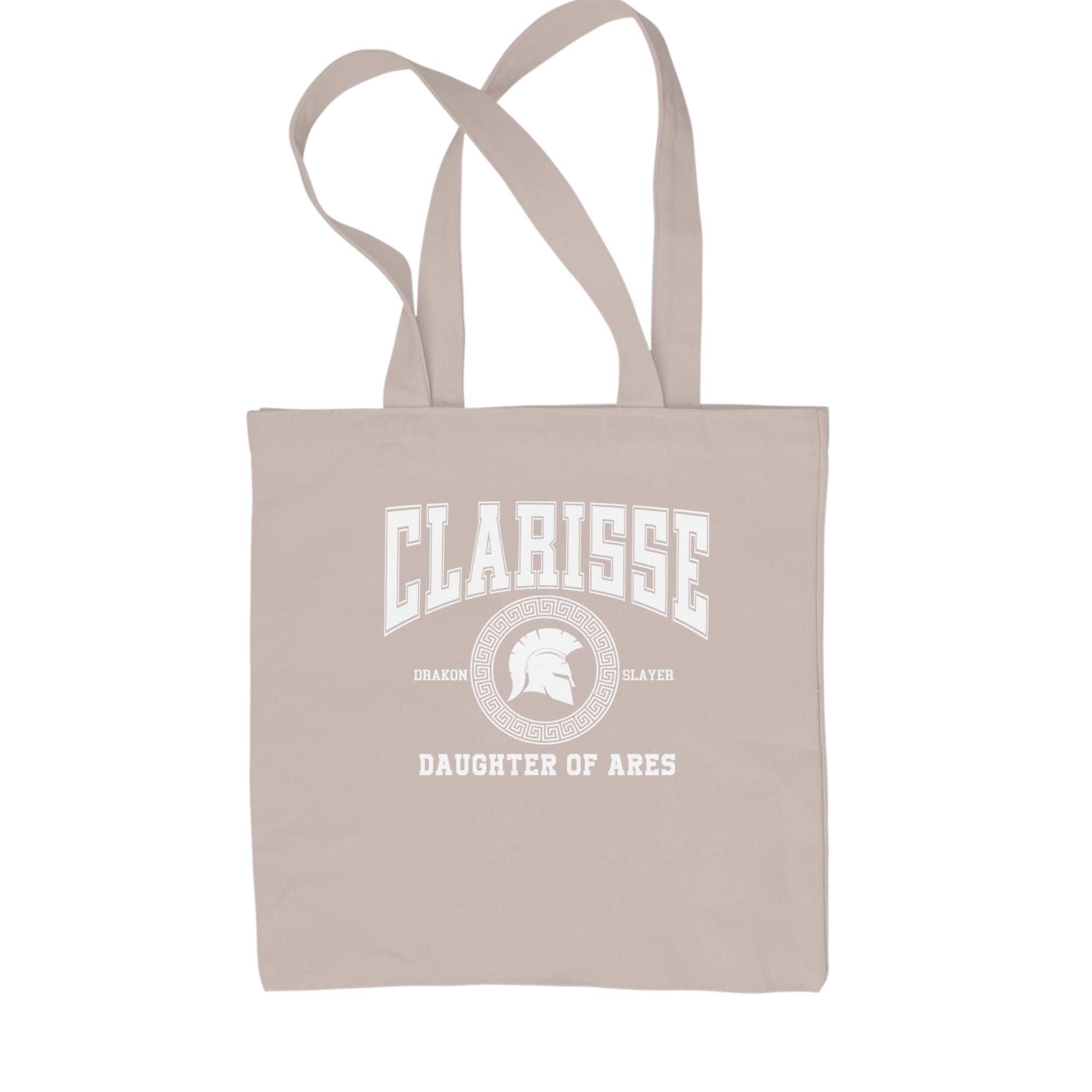 Clarisse Daughter of Ares Battle Ready Shopping Tote Bag Black