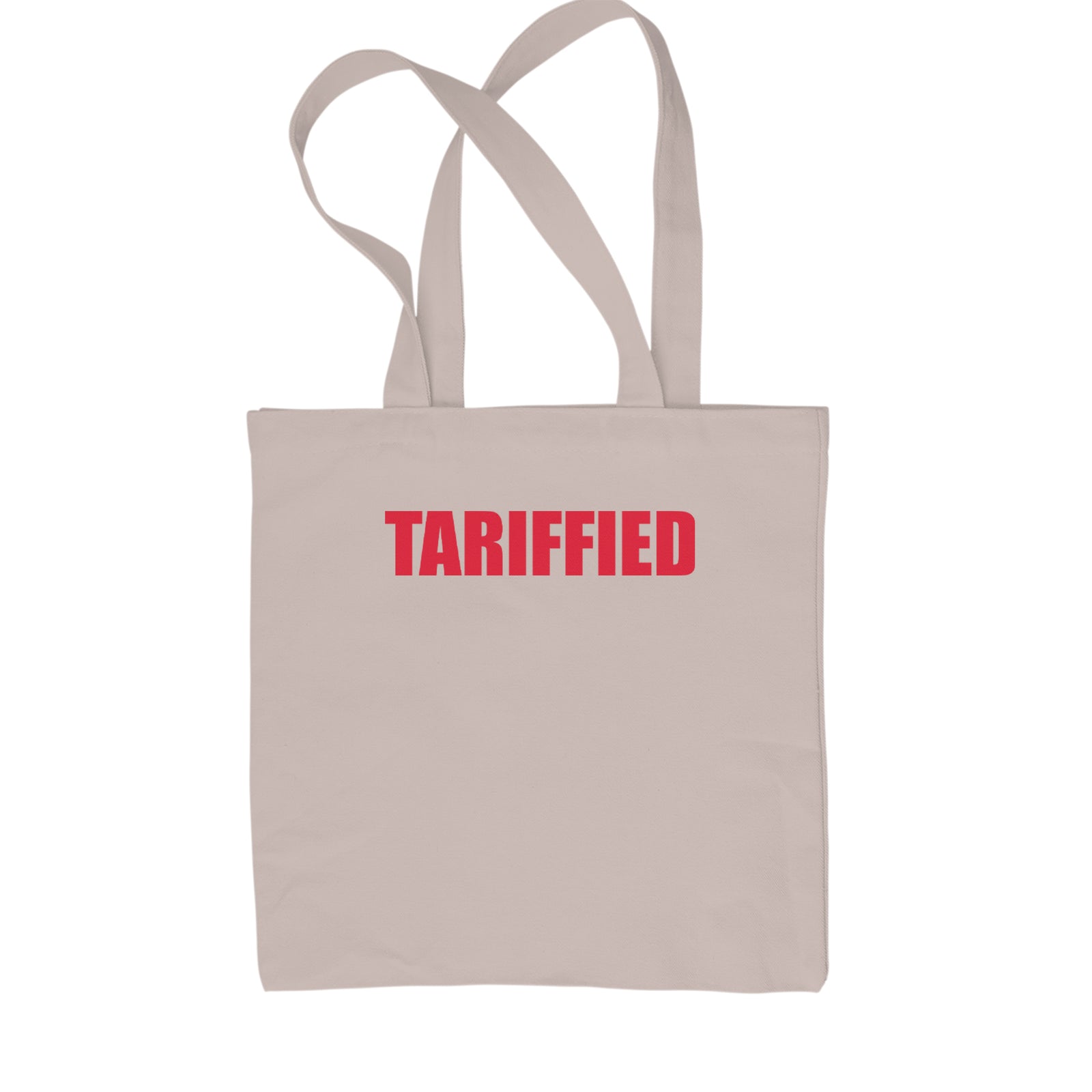 Tariffied Anti Tariff Policy Shopping Tote Bag Black