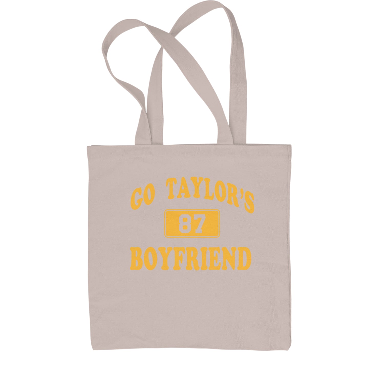 Go Taylor's Boyfriend Kansas City Shopping Tote Bag Natural