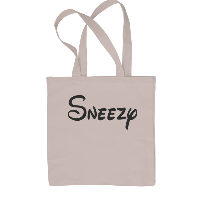 Sneezy - 7 Dwarfs Costume Shopping Tote Bag