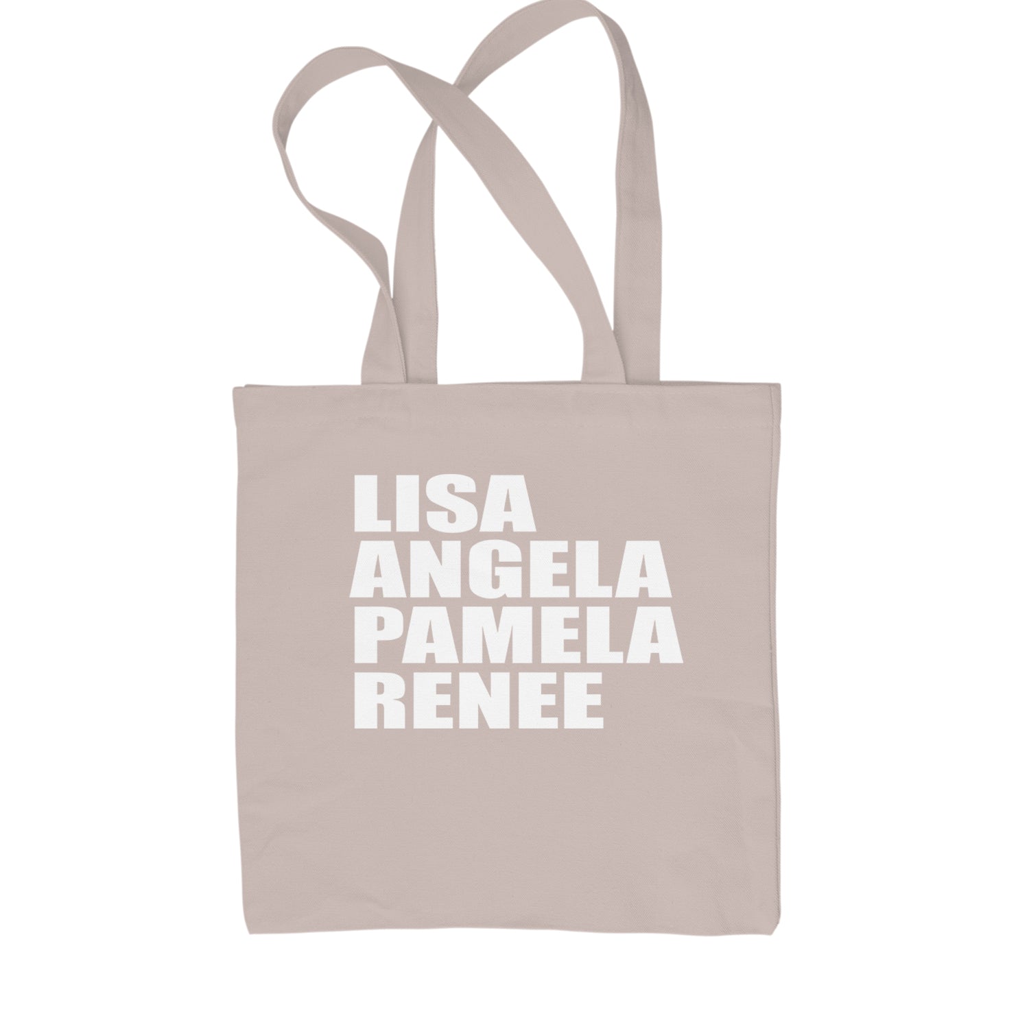 Lisa Angela Pamela Renee Around The Way Girl Shopping Tote Bag Black
