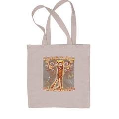 Tung Tung Tung Sahur Enforcer Shopping Tote Bag Natural