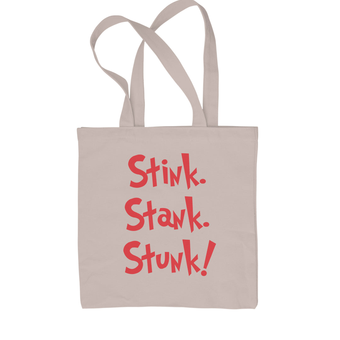 Stink Stank Stunk Gr-nch Shopping Tote Bag Natural