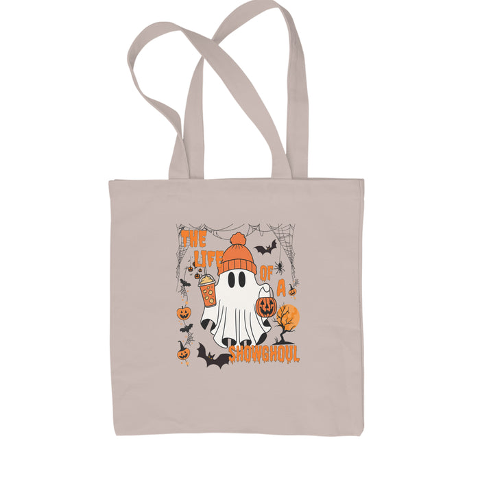 Life of a Showghoul Halloween Showgirl Vibes Shopping Tote Bag