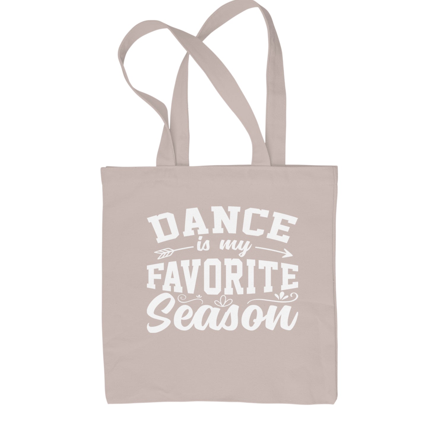 Dance Is My Favorite Season Shopping Tote Bag Black