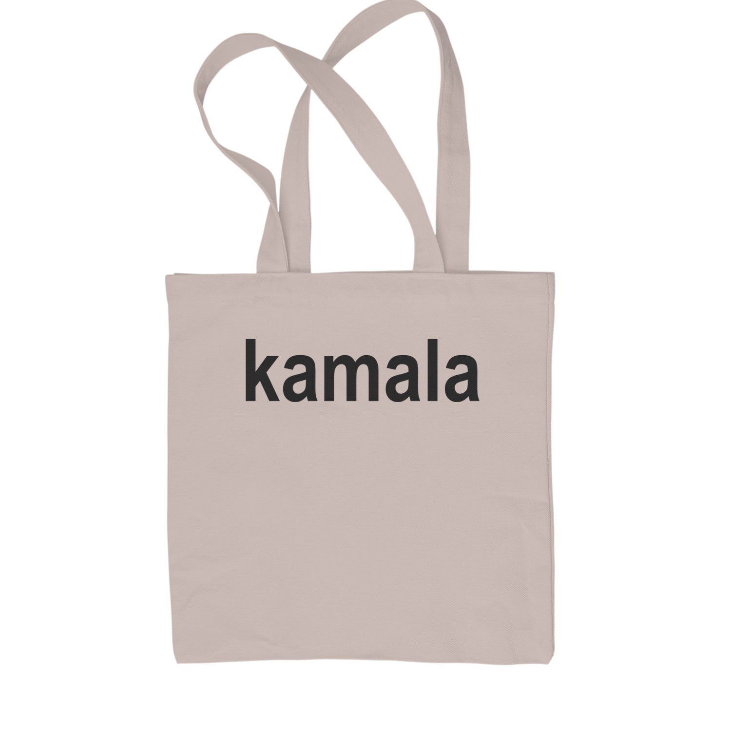 Kamala Black Print Kamala Harris For President Shopping Tote Bag Natural