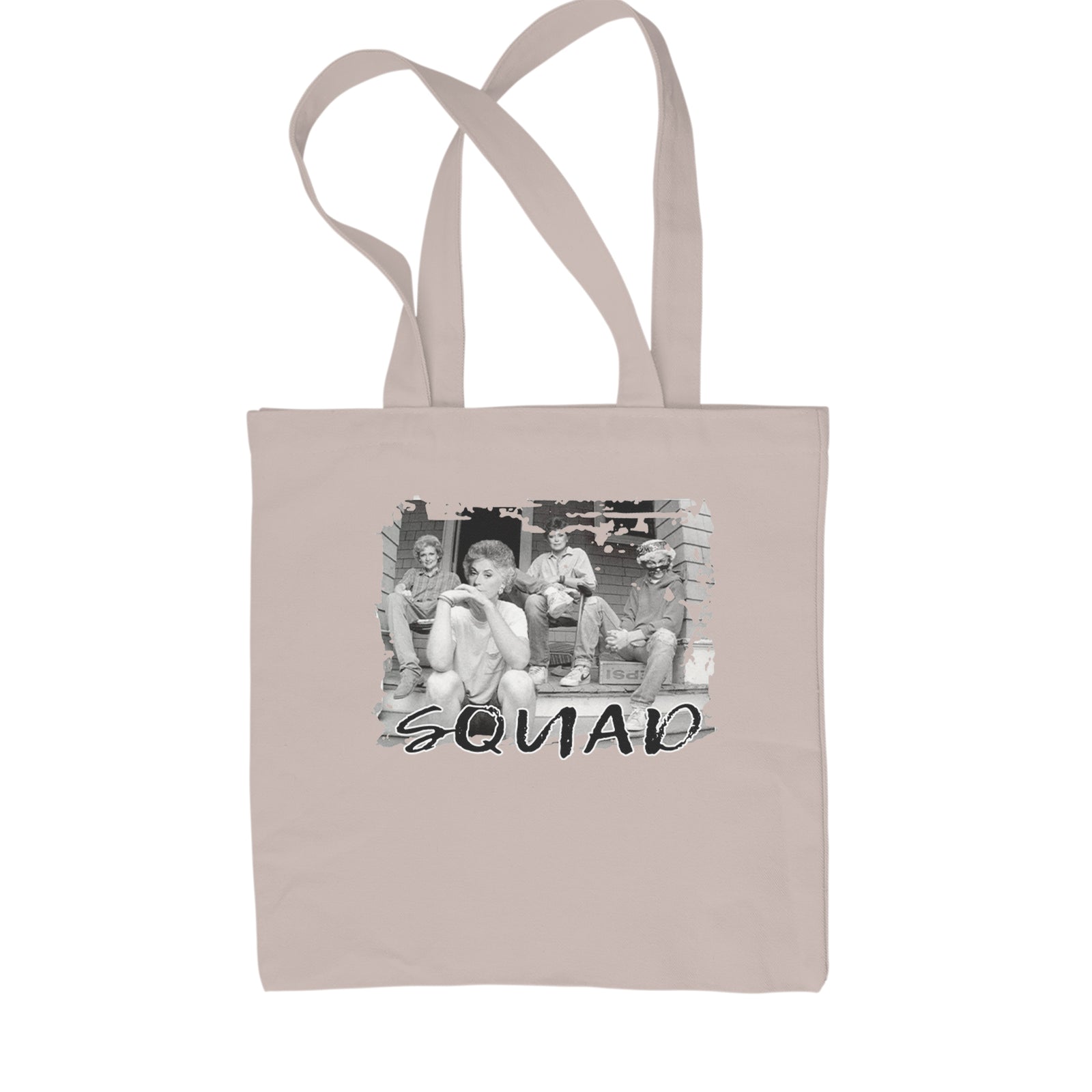 Squad Golden Girls Shopping Tote Bag Black