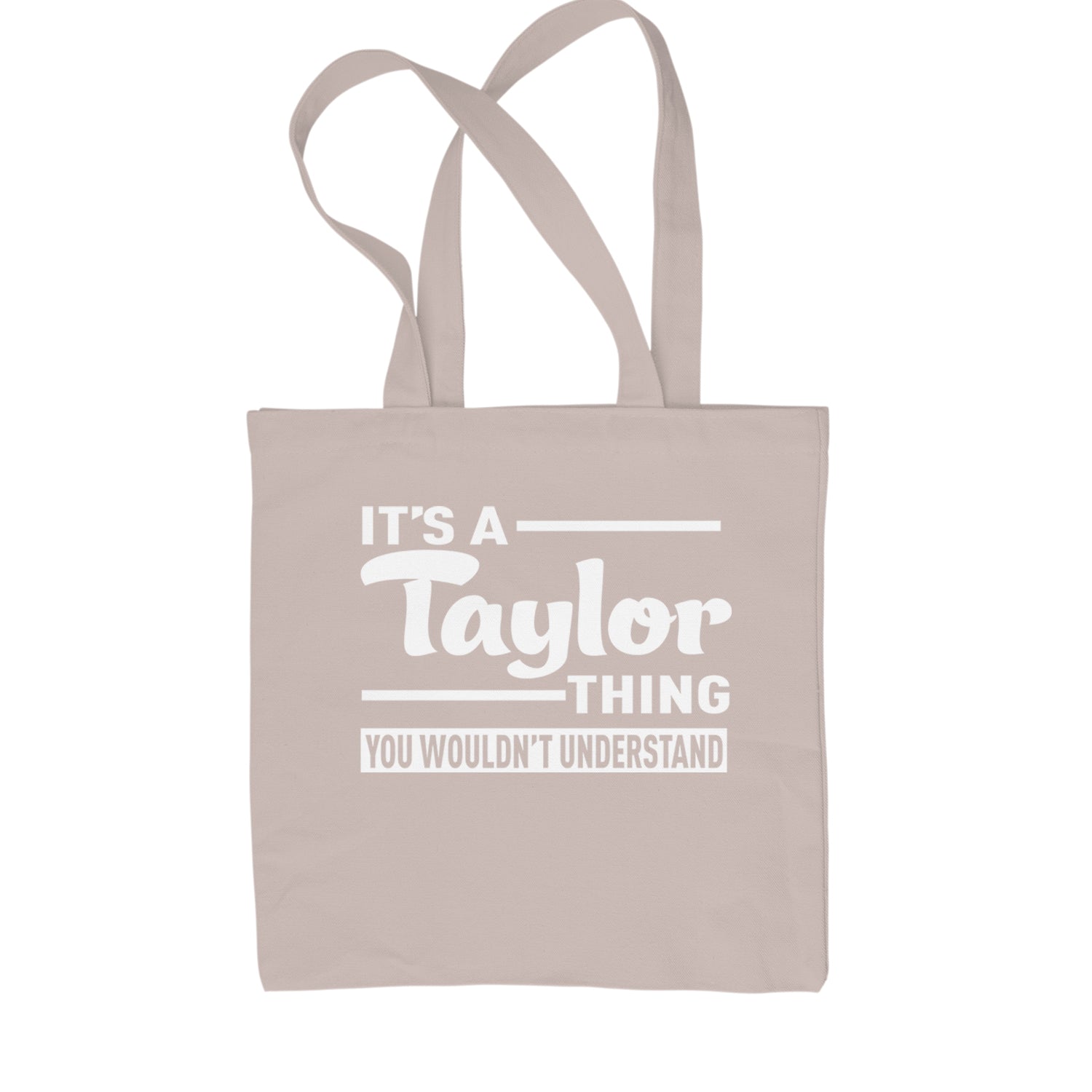 It's A Taylor Thing, You Wouldn't Understand TTPD Shopping Tote Bag Natural