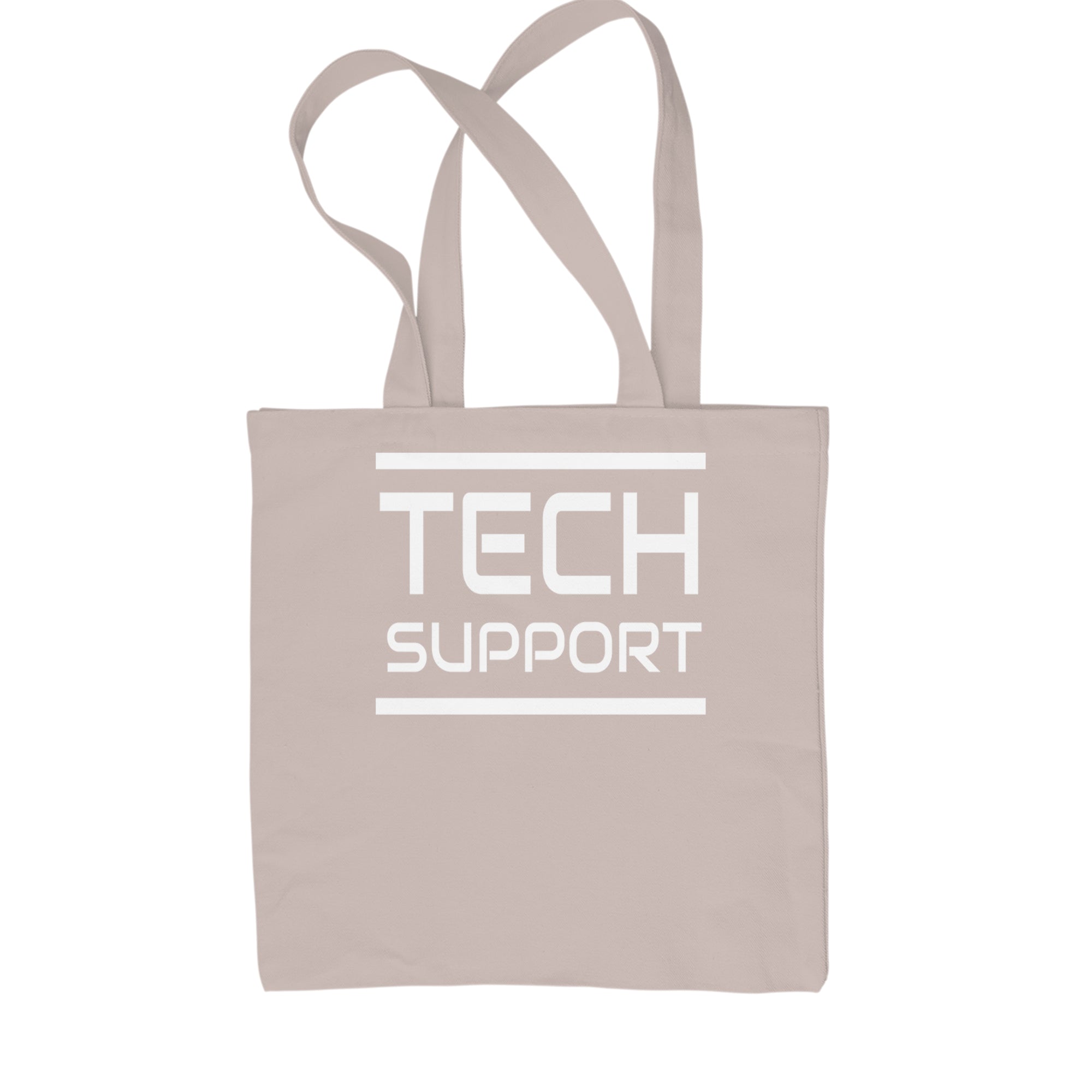 Tech Support Technologist IT Shopping Tote Bag Black