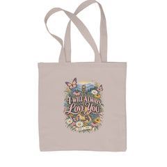 I Will Always Love You Dolly Shopping Tote Bag Natural