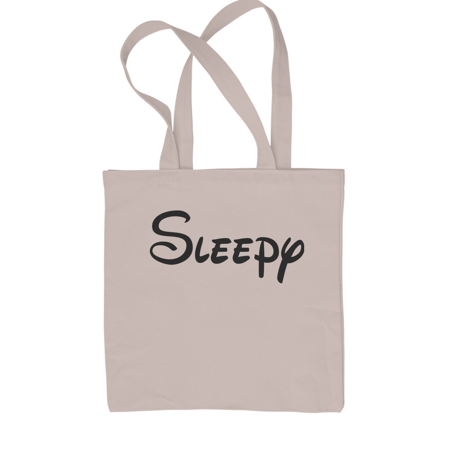 Sleepy - 7 Dwarfs Costume Shopping Tote Bag Natural