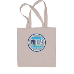 Philly Pride Liberty Bell Shopping Tote Bag Natural
