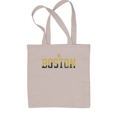 Boston City Pride Irish Shopping Tote Bag Natural