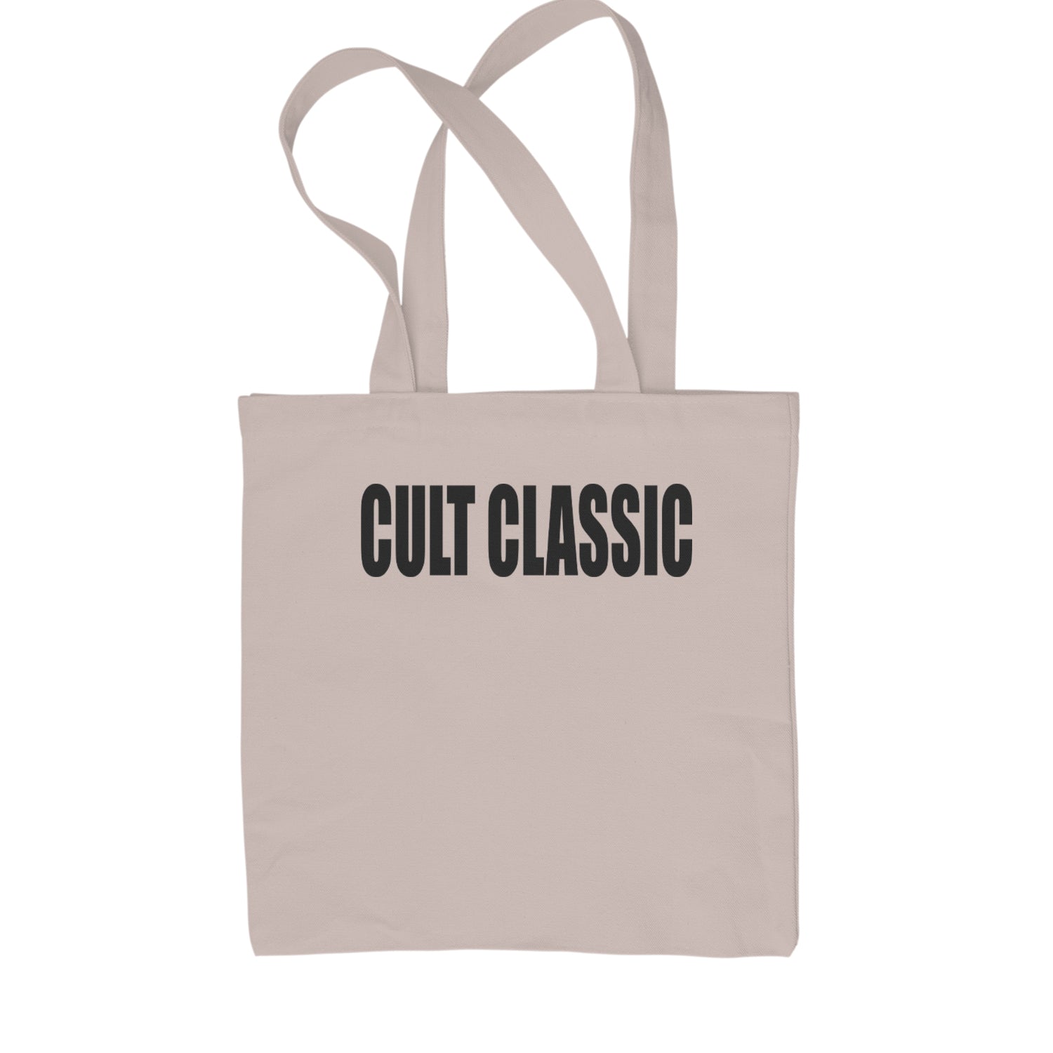 Cult Classic Pop Music Club Shopping Tote Bag Navy Blue