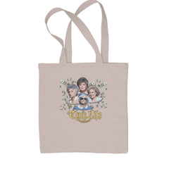 Golden Chain Thug Life Girls Shopping Tote Bag Natural