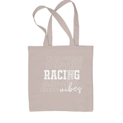 Racing Vibes Shopping Tote Bag Natural