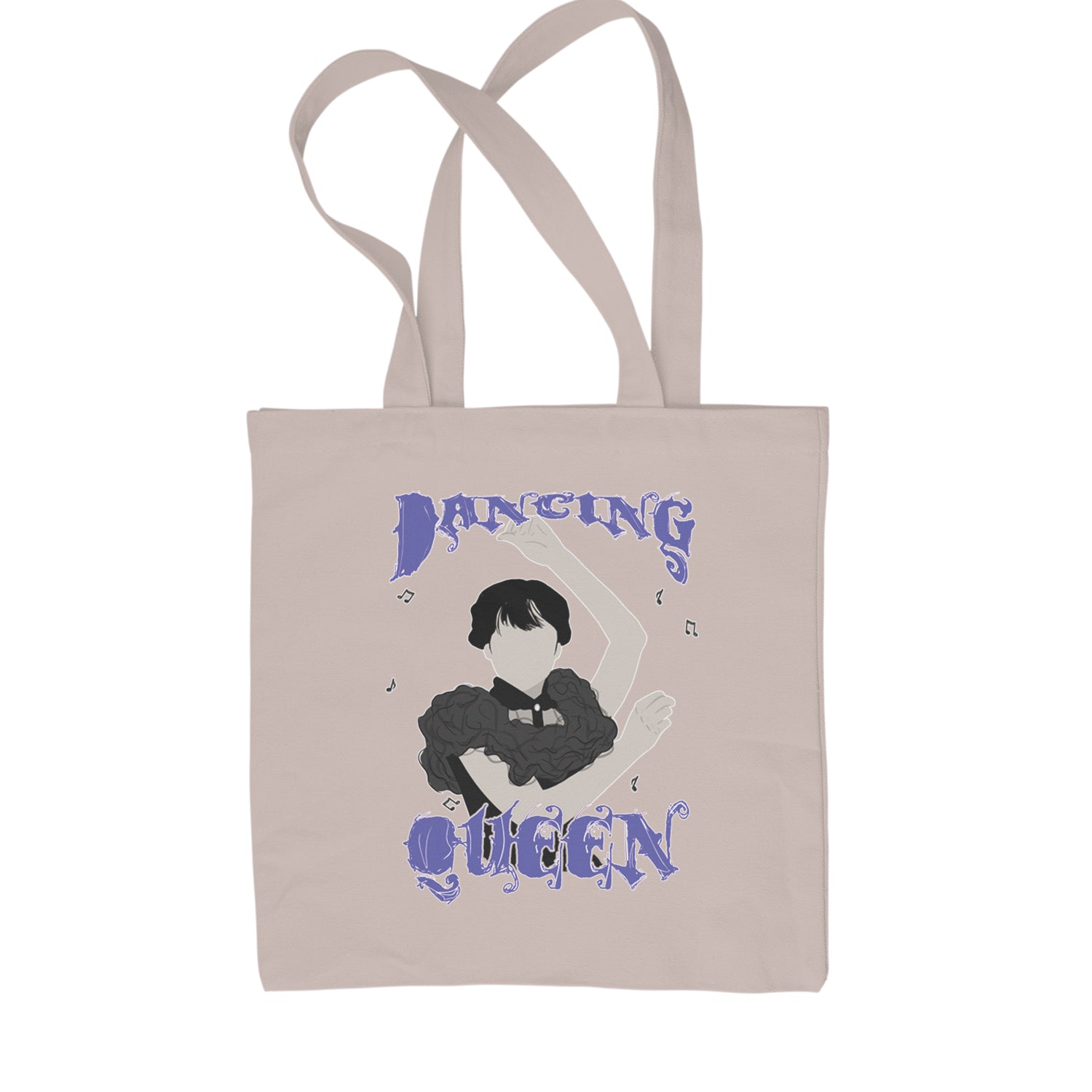 Wednesday Dancing Queen Shopping Tote Bag Natural