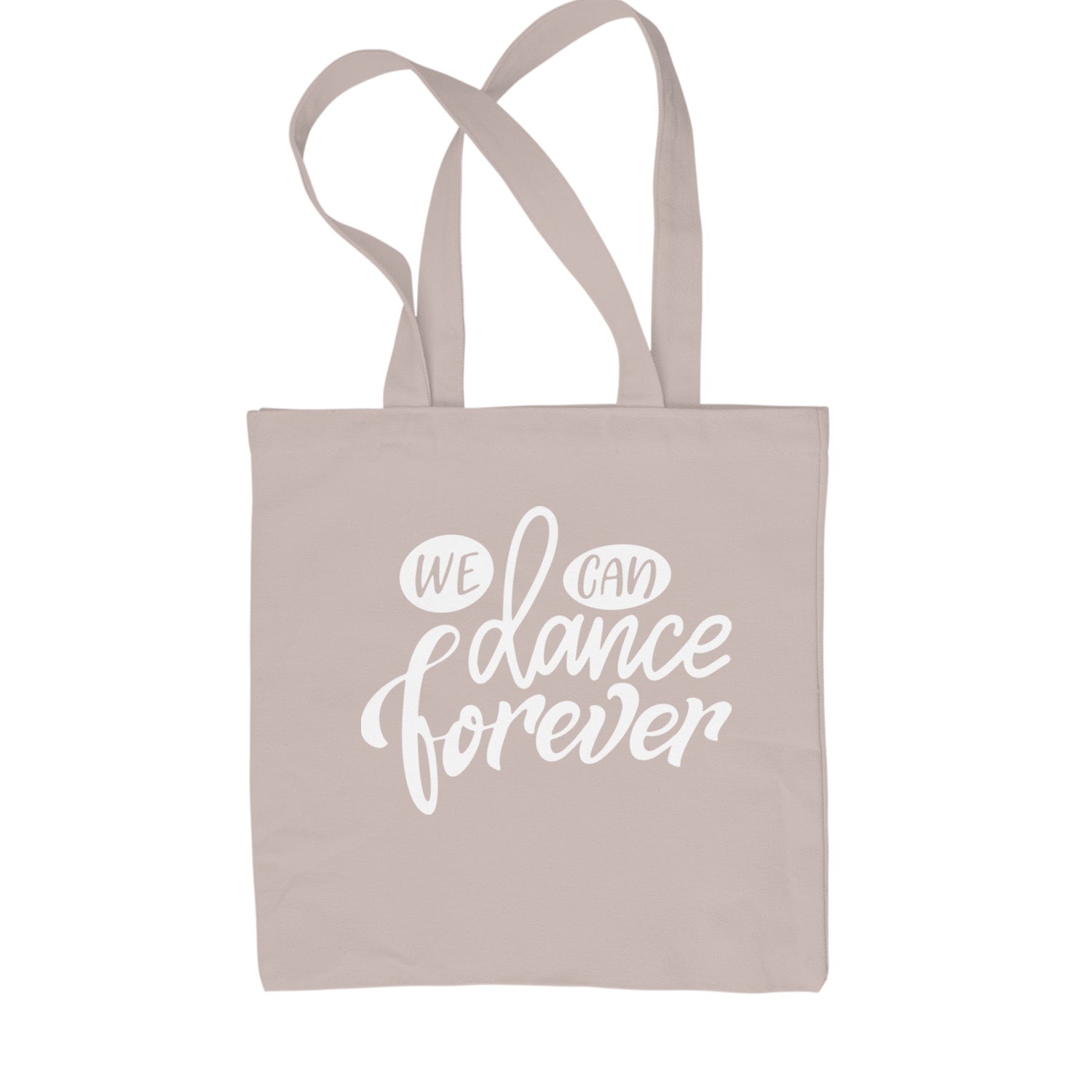 We Can Dance Forever Shopping Tote Bag Black
