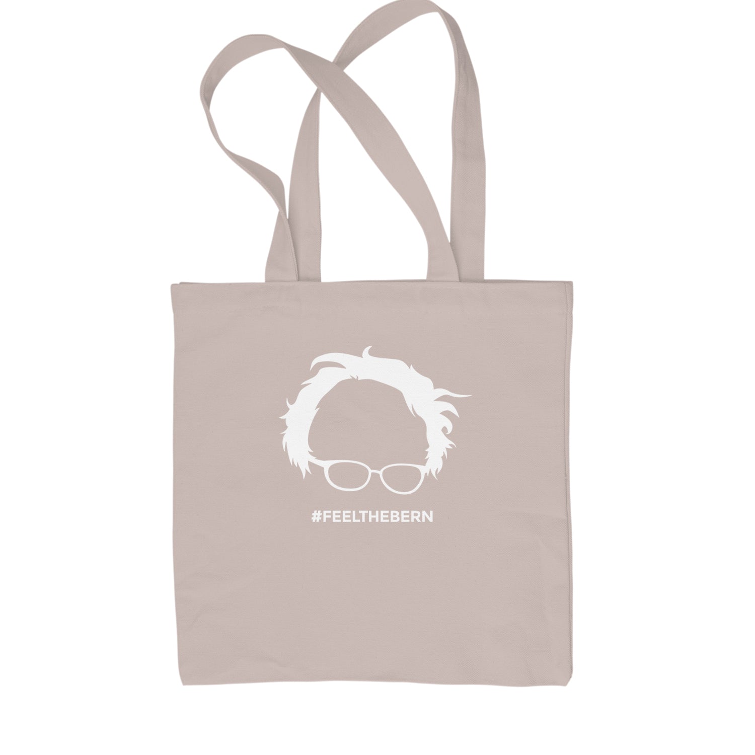 Feel The Bern - Bernie Sanders For President 2024 Shopping Tote Bag Natural