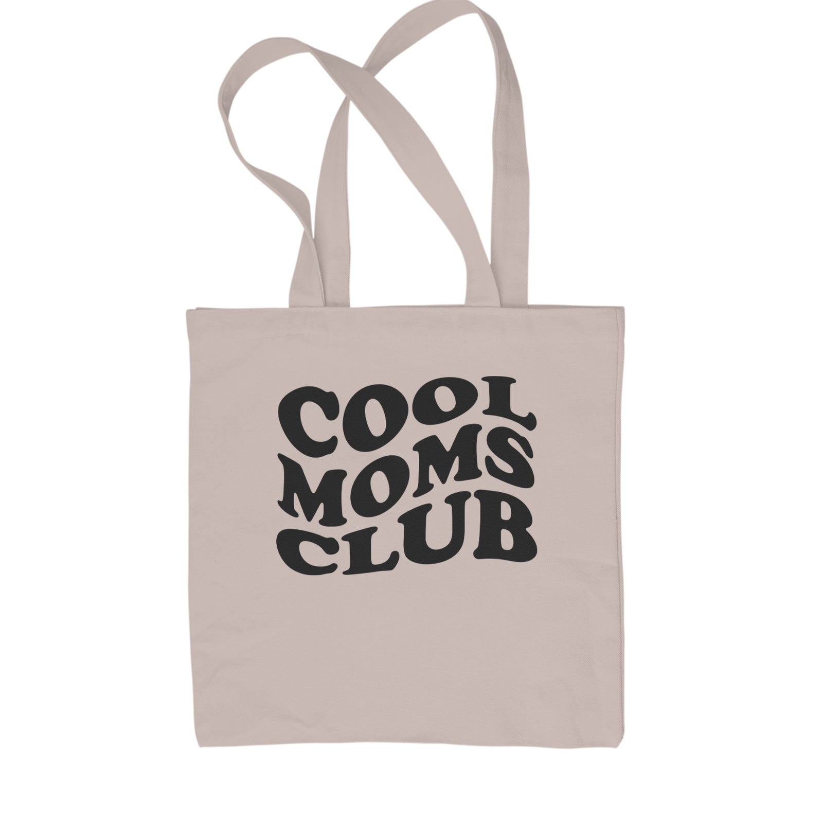 Cool Moms Club Mother Mama Shopping Tote Bag Natural