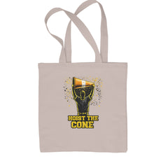 Hoist The Cone Pittsburgh Pride Shopping Tote Bag Natural