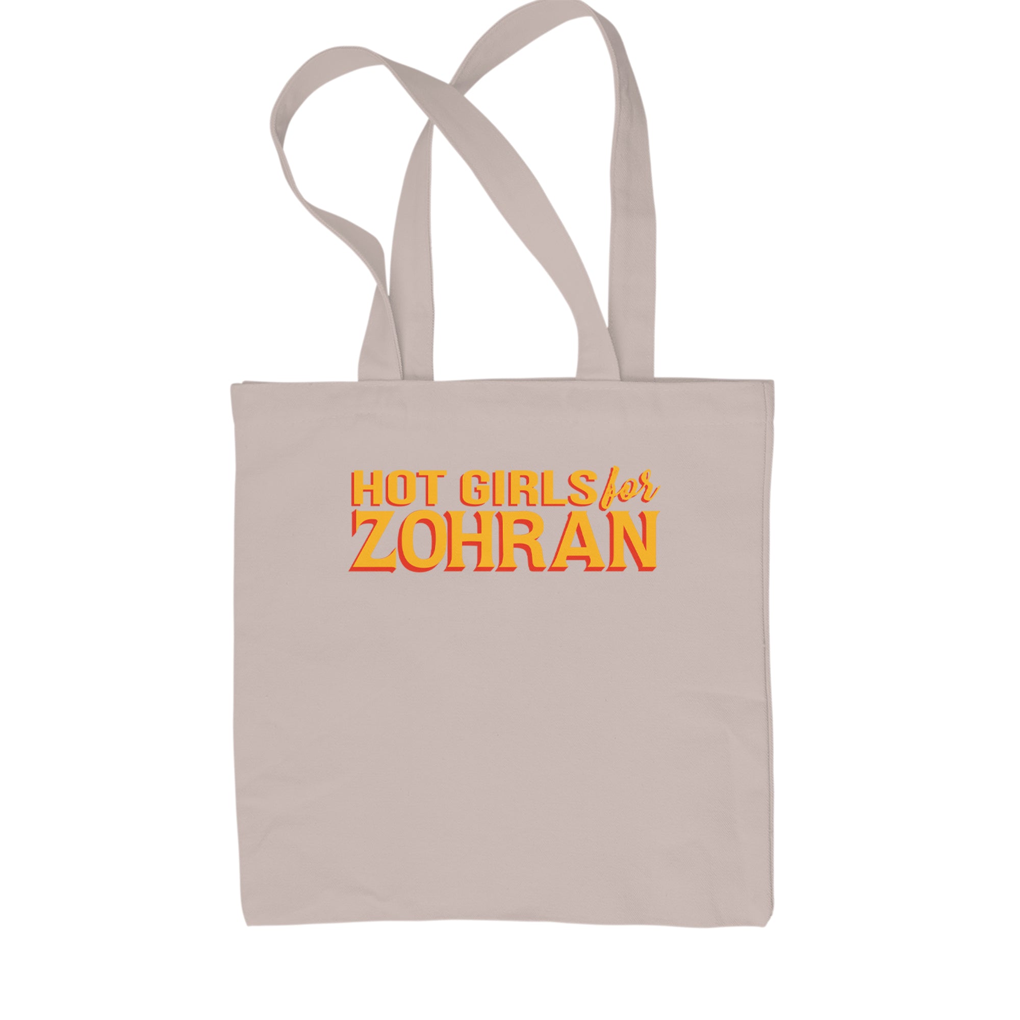 Hot Girls for Zohran Meme Shopping Tote Bag Natural