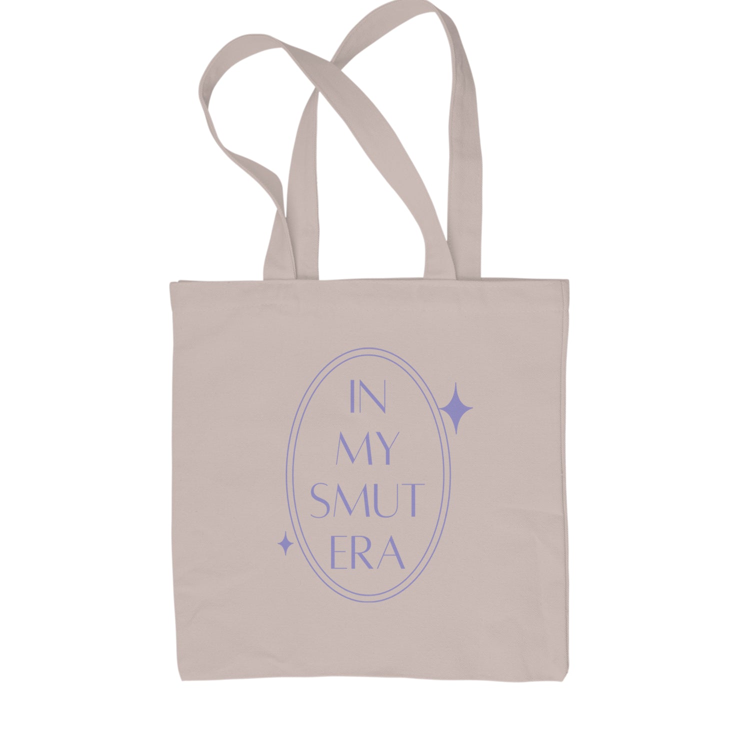 In My Smut Era Romantasy Shopping Tote Bag Natural