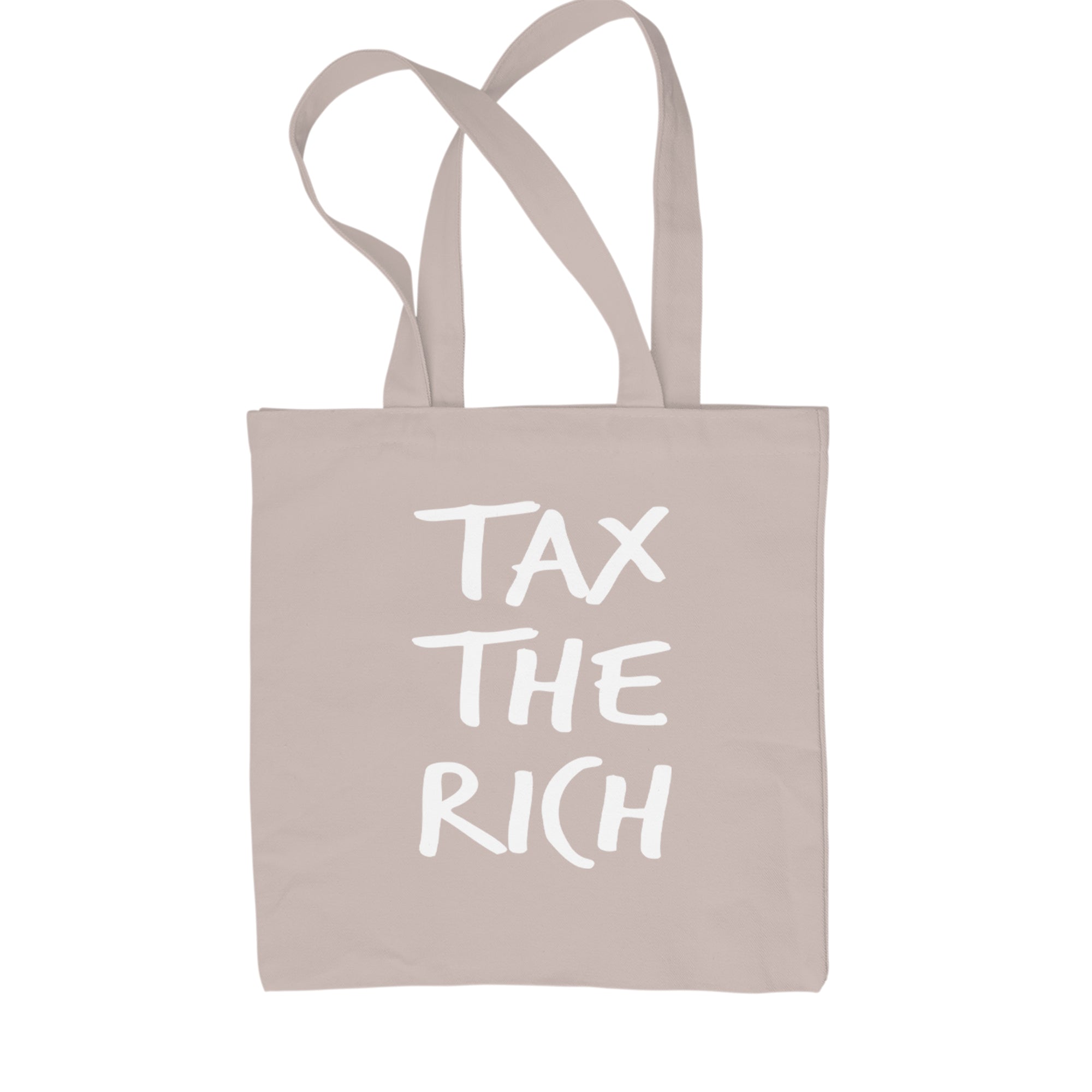 Tax the Rich Protest Wealth Inequality Shopping Tote Bag Black