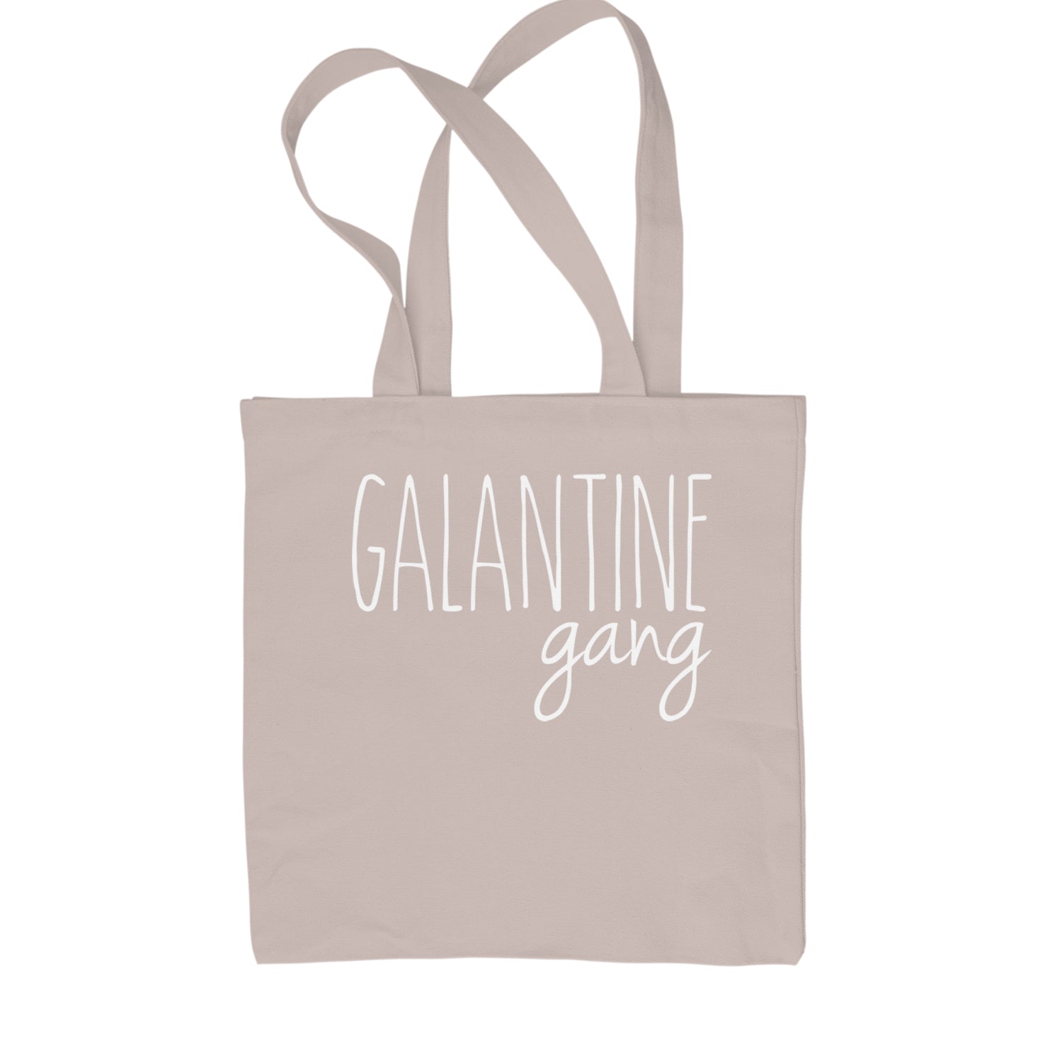 Galentine Gang Valentine's Shirt Shopping Tote Bag Black