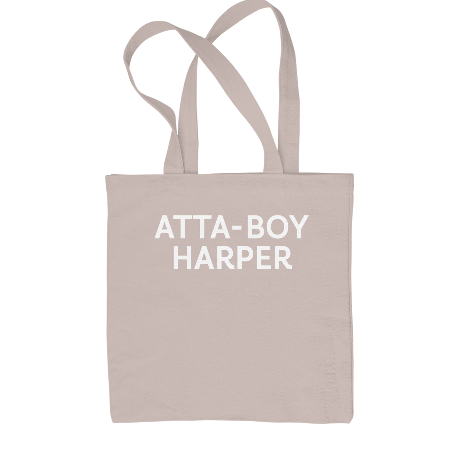 Atta-Boy Harper Philadelphia Shopping Tote Bag Natural