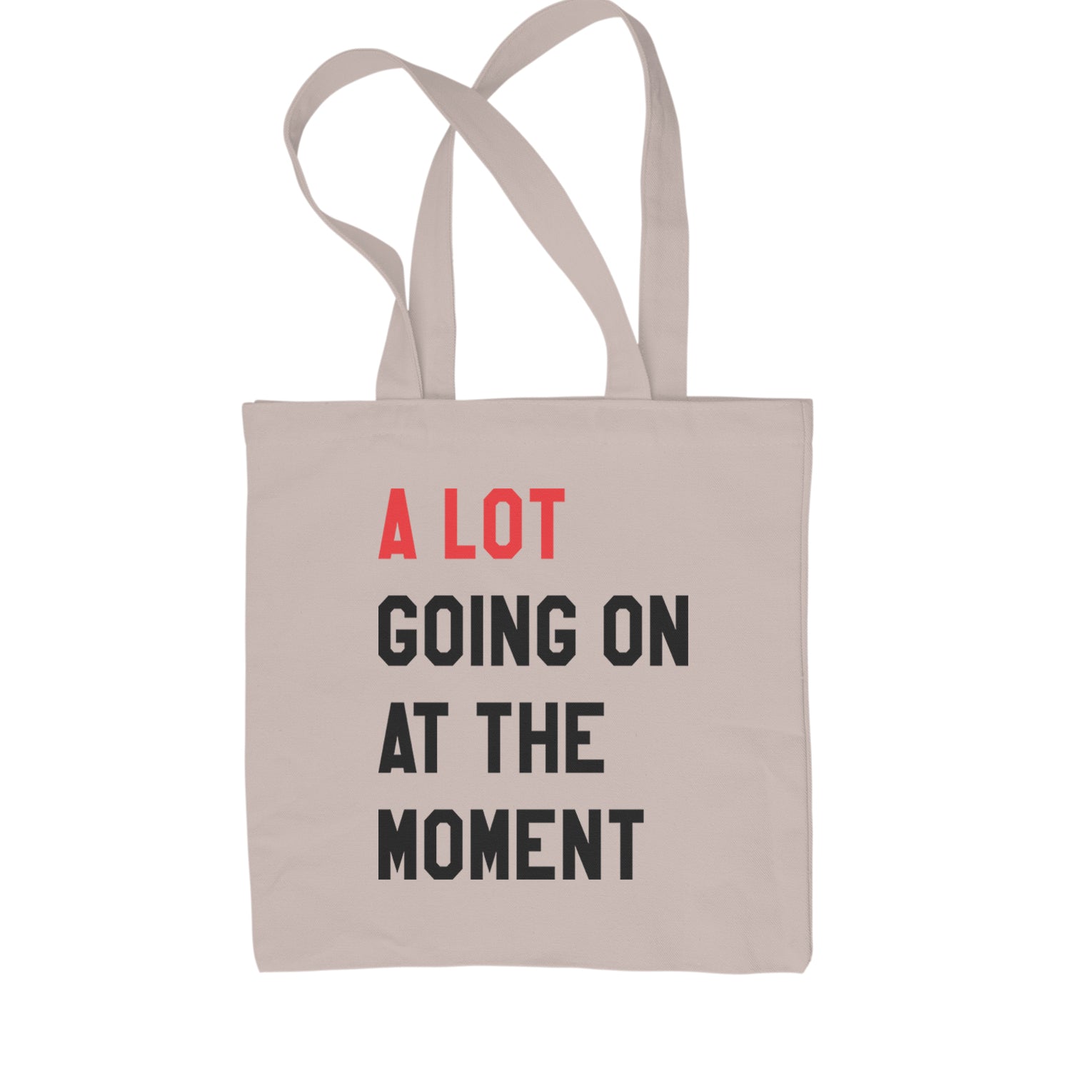 A Lot Going On At The Moment New TTPD Poet Department Shopping Tote Bag Natural