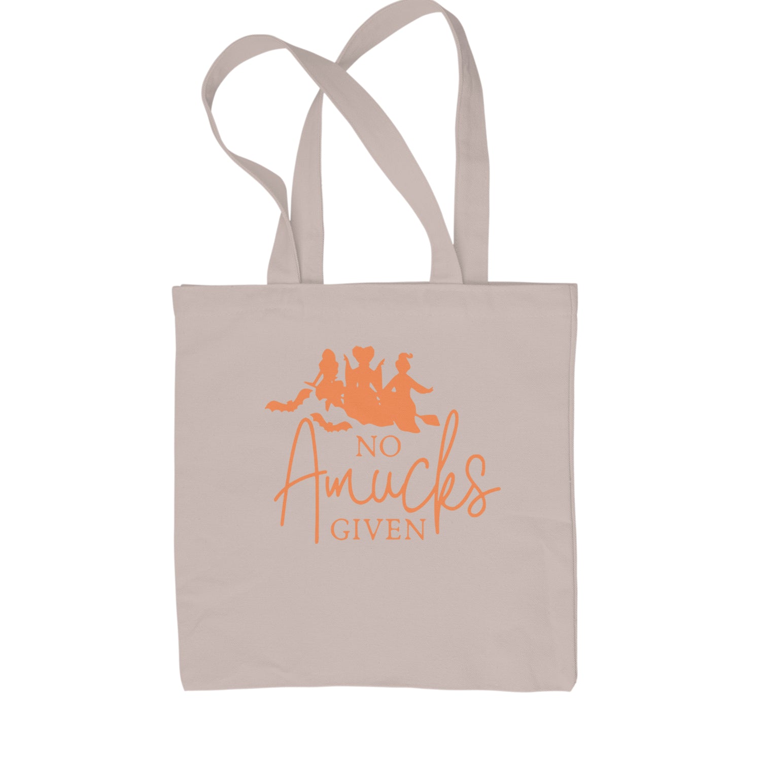 No Amucks Given Hocus Pocus Shopping Tote Bag Black