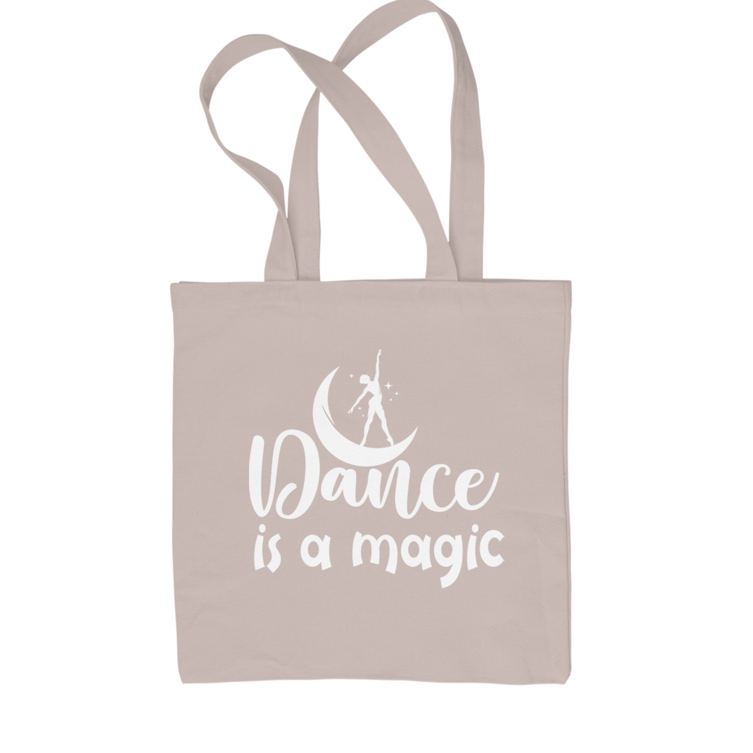 Dance Is Magic Shopping Tote Bag Black
