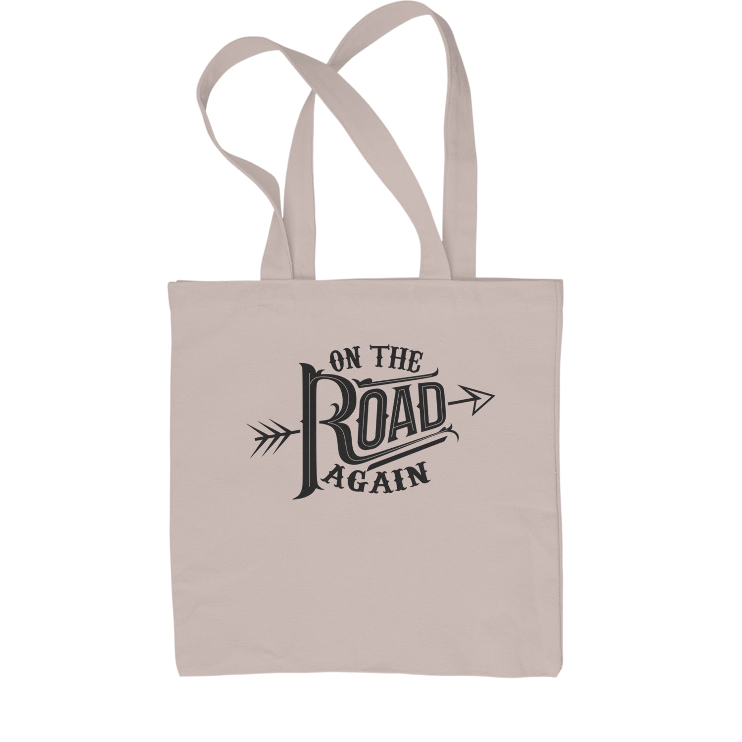 On The Road Again Hippy Country Music Shopping Tote Bag