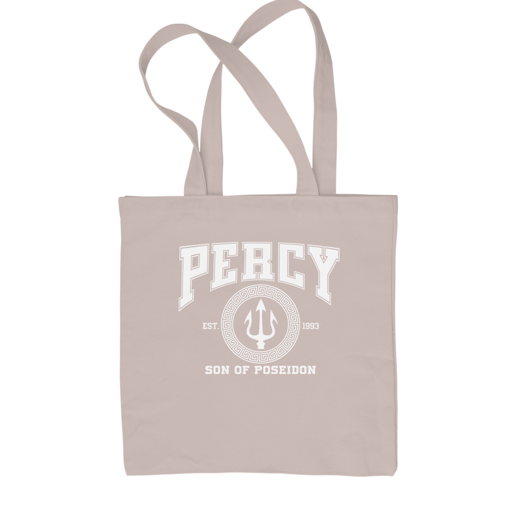 Percy Son Of Poseidon Sea God Shopping Tote Bag Black