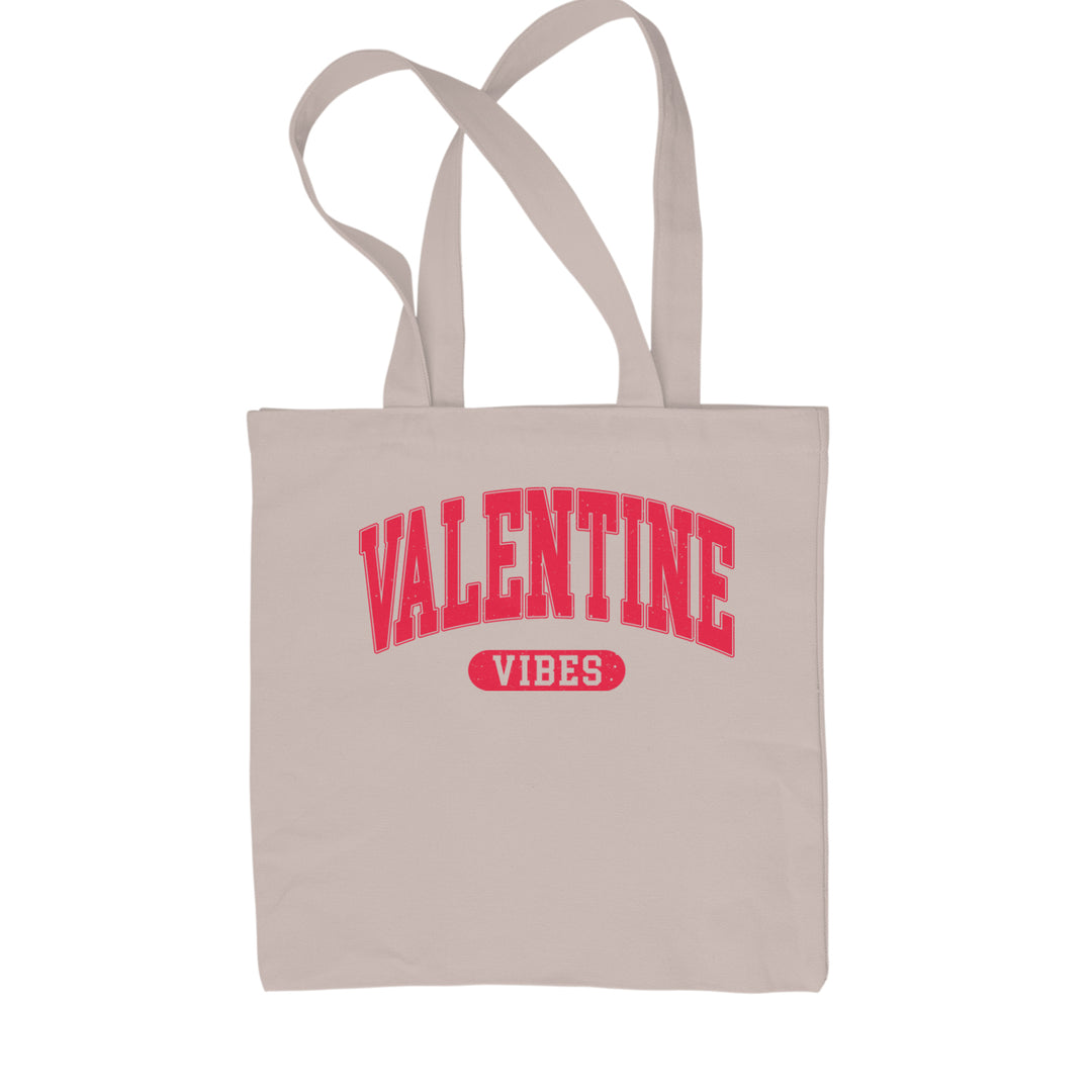 Valentines Vibes Shopping Tote Bag Natural