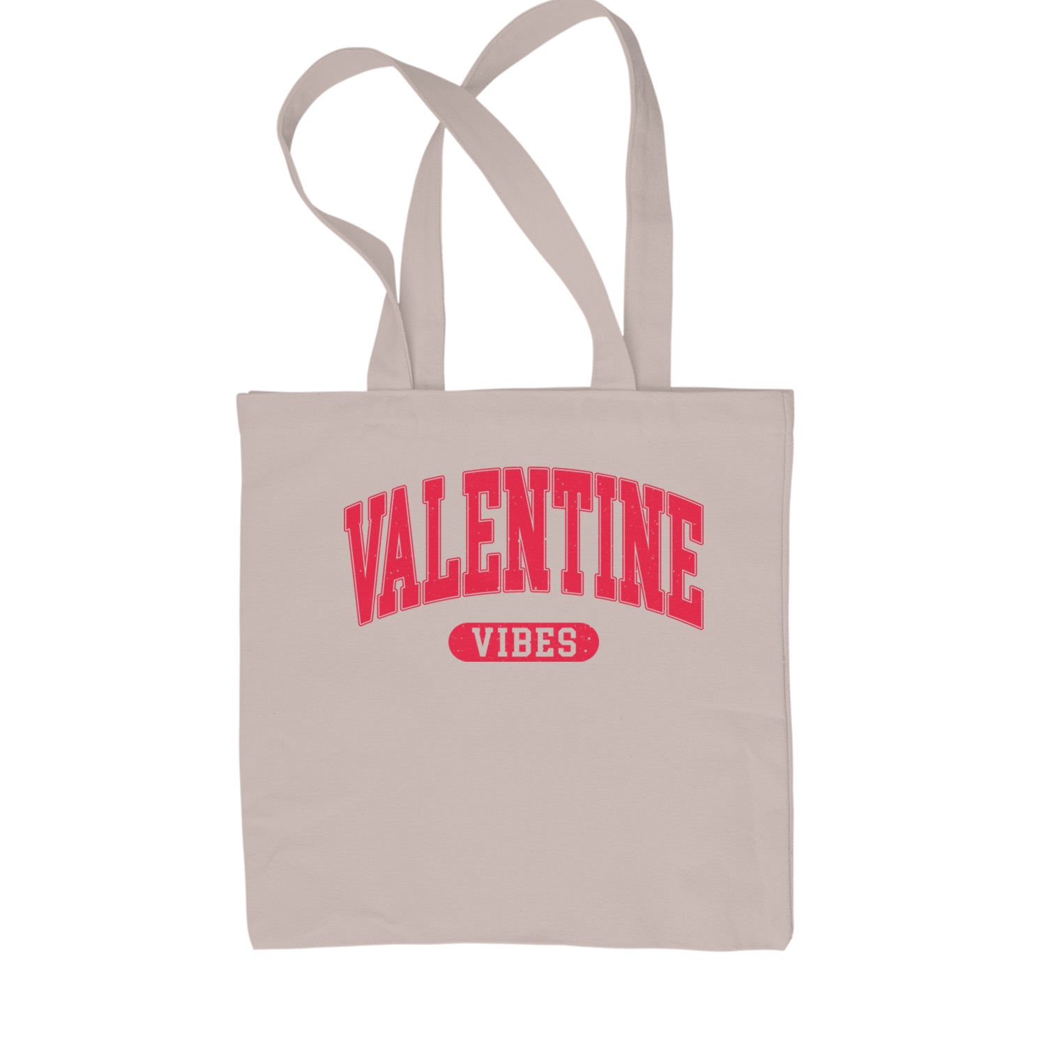 Valentines Vibes Shopping Tote Bag Black