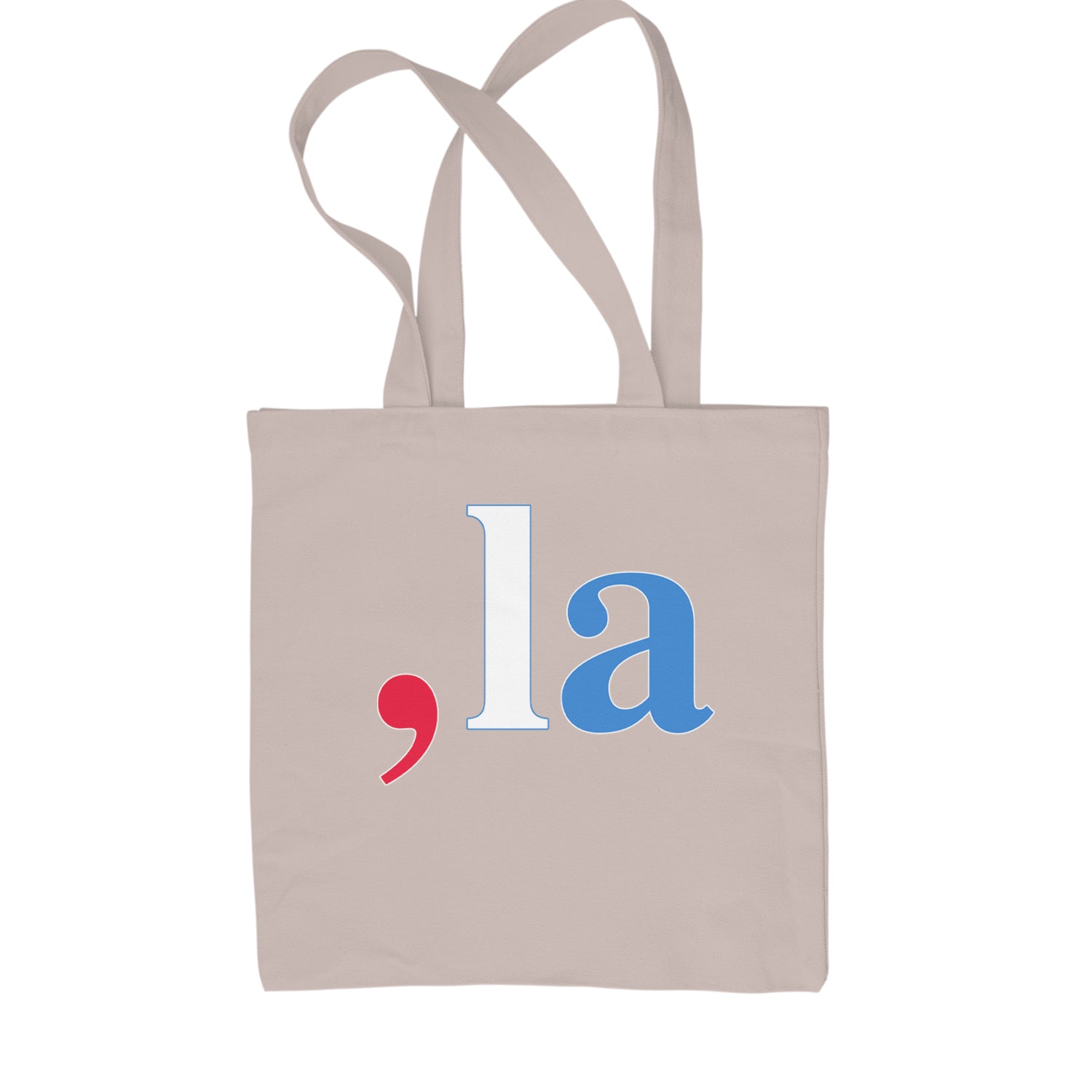 Comma-La - Support Kamala Harris For President 2024 Shopping Tote Bag Natural