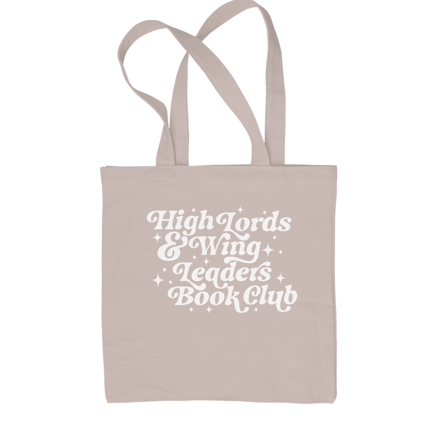 High Lords and Wingleaders Club Romantasy Shopping Tote Bag Black