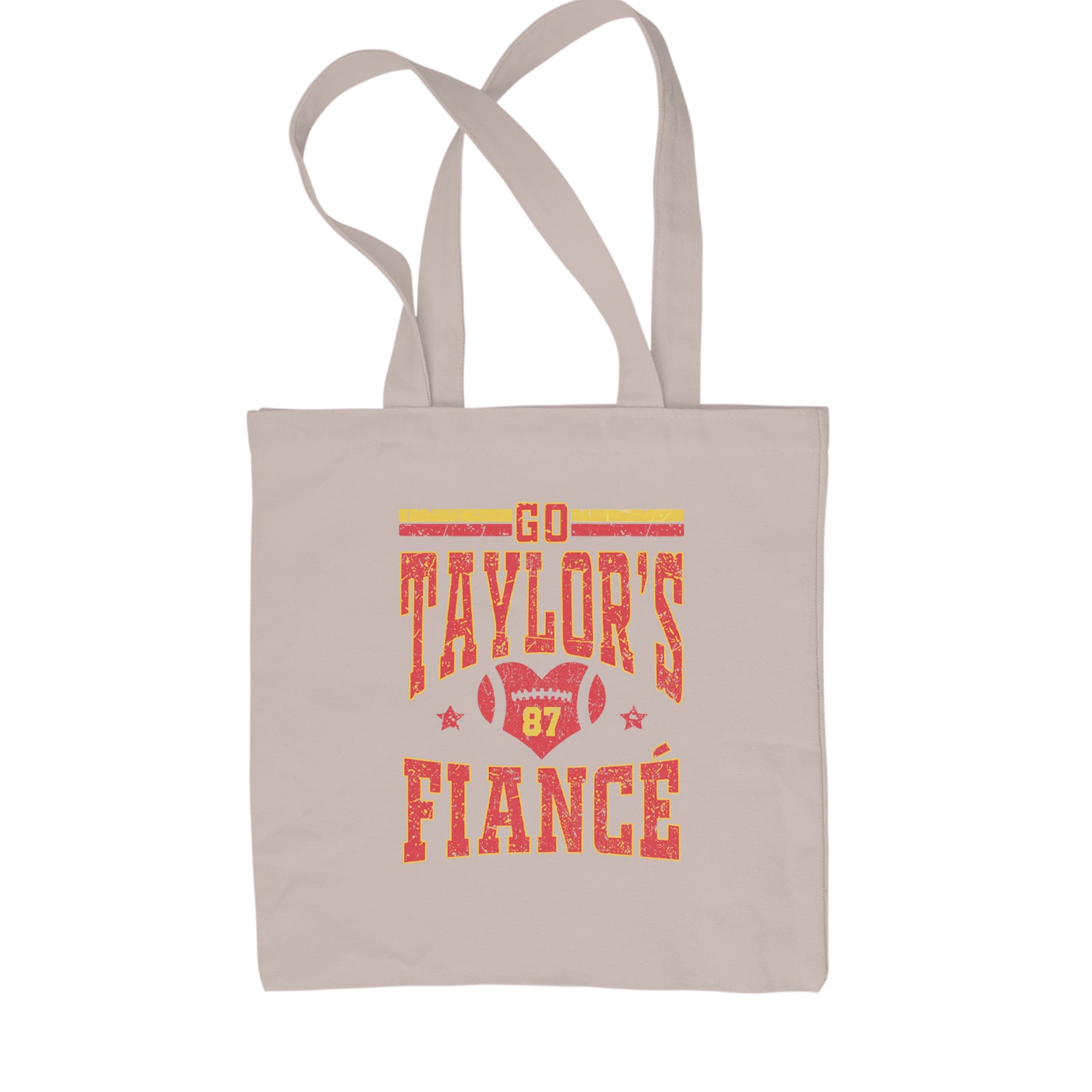 Go Taylor's Fiancé Engagement Game Day Shopping Tote Bag Black