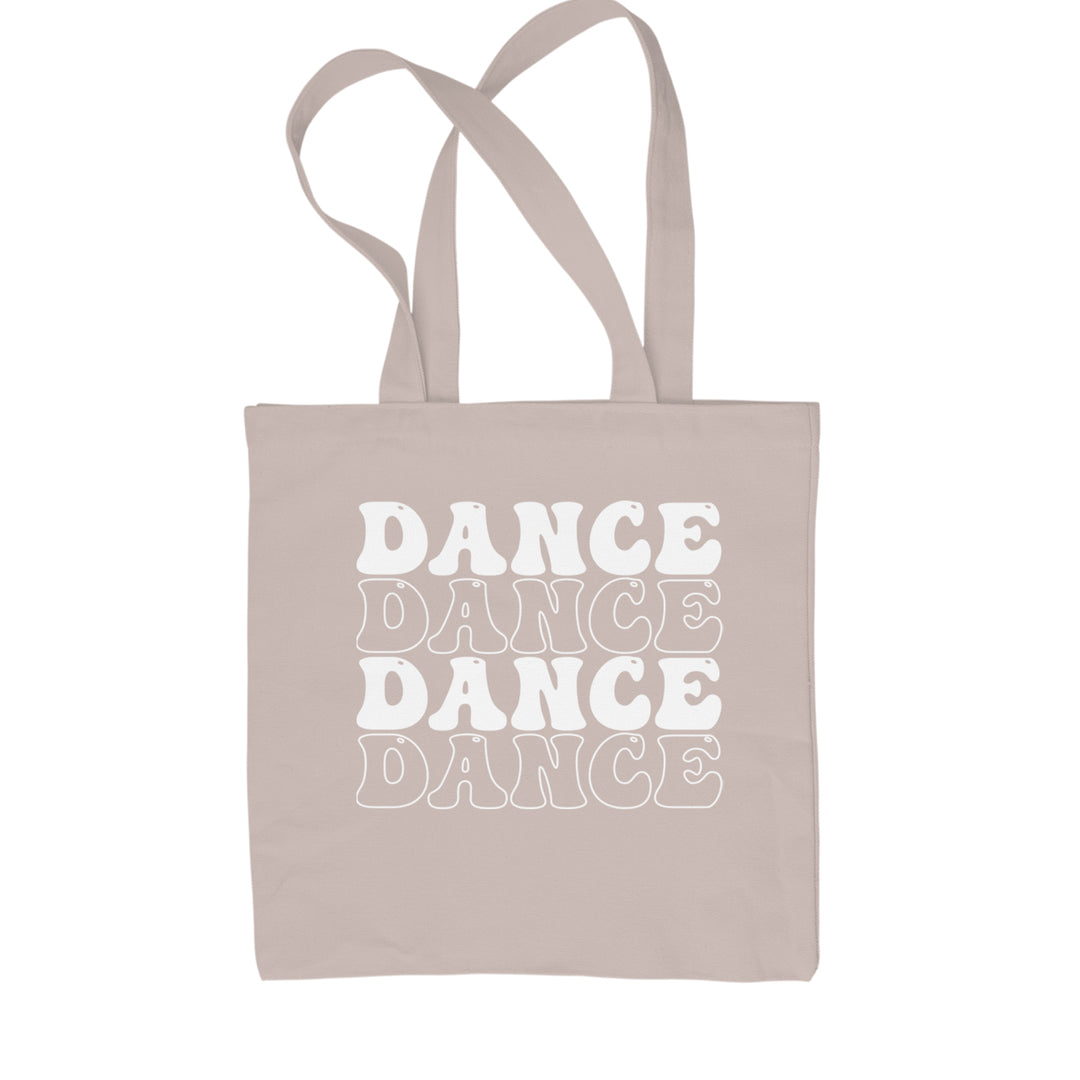 Dance Dance Dance Dance Shopping Tote Bag Natural