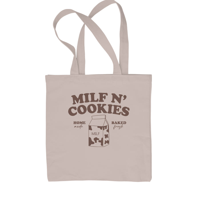 Milf And Cookies Shopping Tote Bag