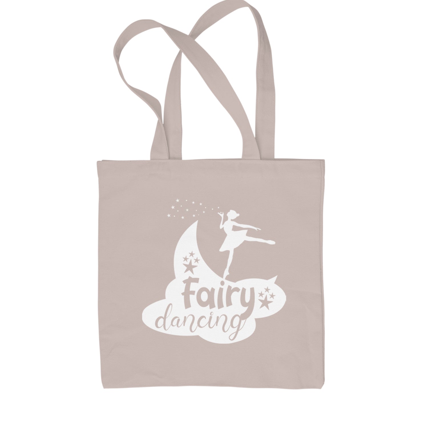 Fairy Dancing Shopping Tote Bag Black