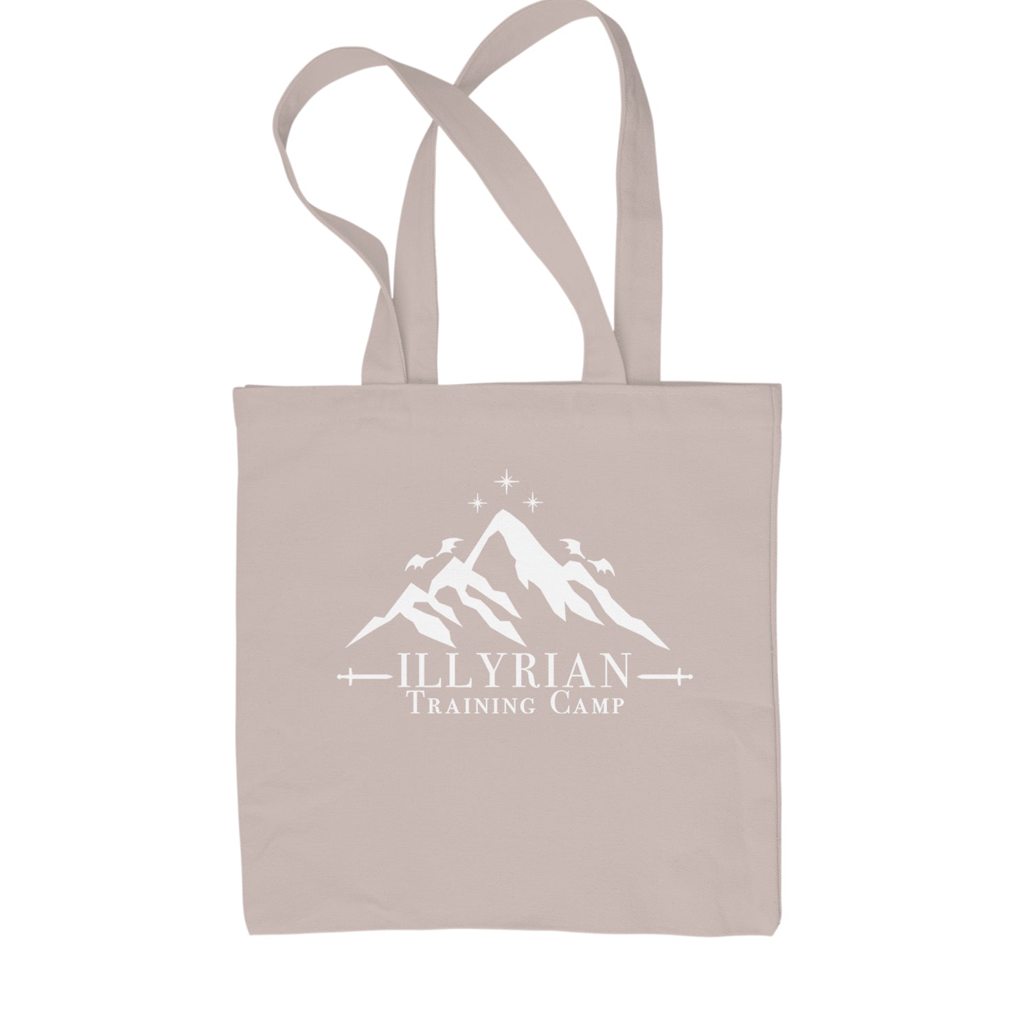 Illyrian Training Camp Night Court Shopping Tote Bag Black