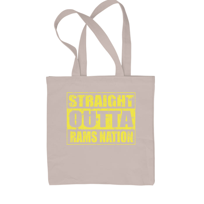 Straight Outta Rams Nation   Shopping Tote Bag