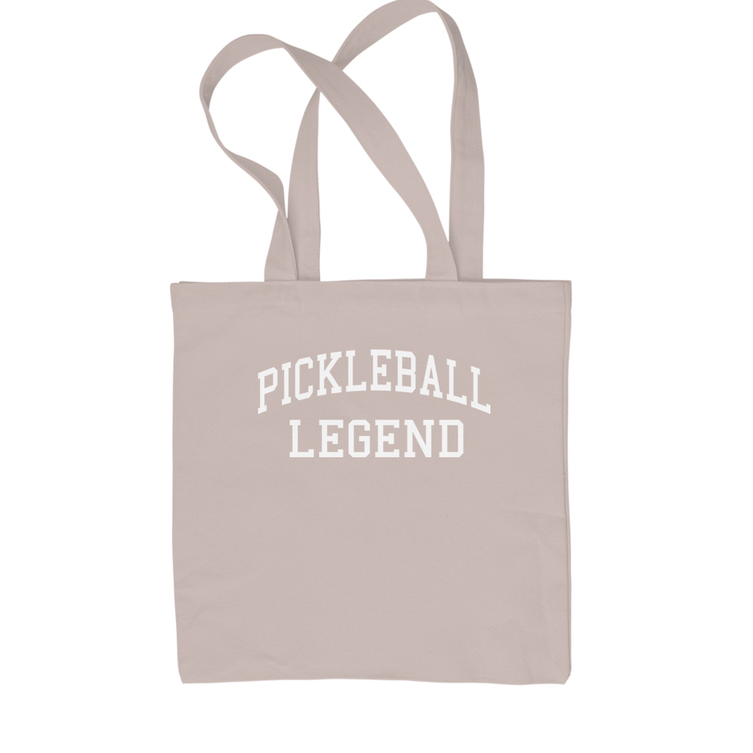 Pickleball Legend Dink Champion Shopping Tote Bag Natural