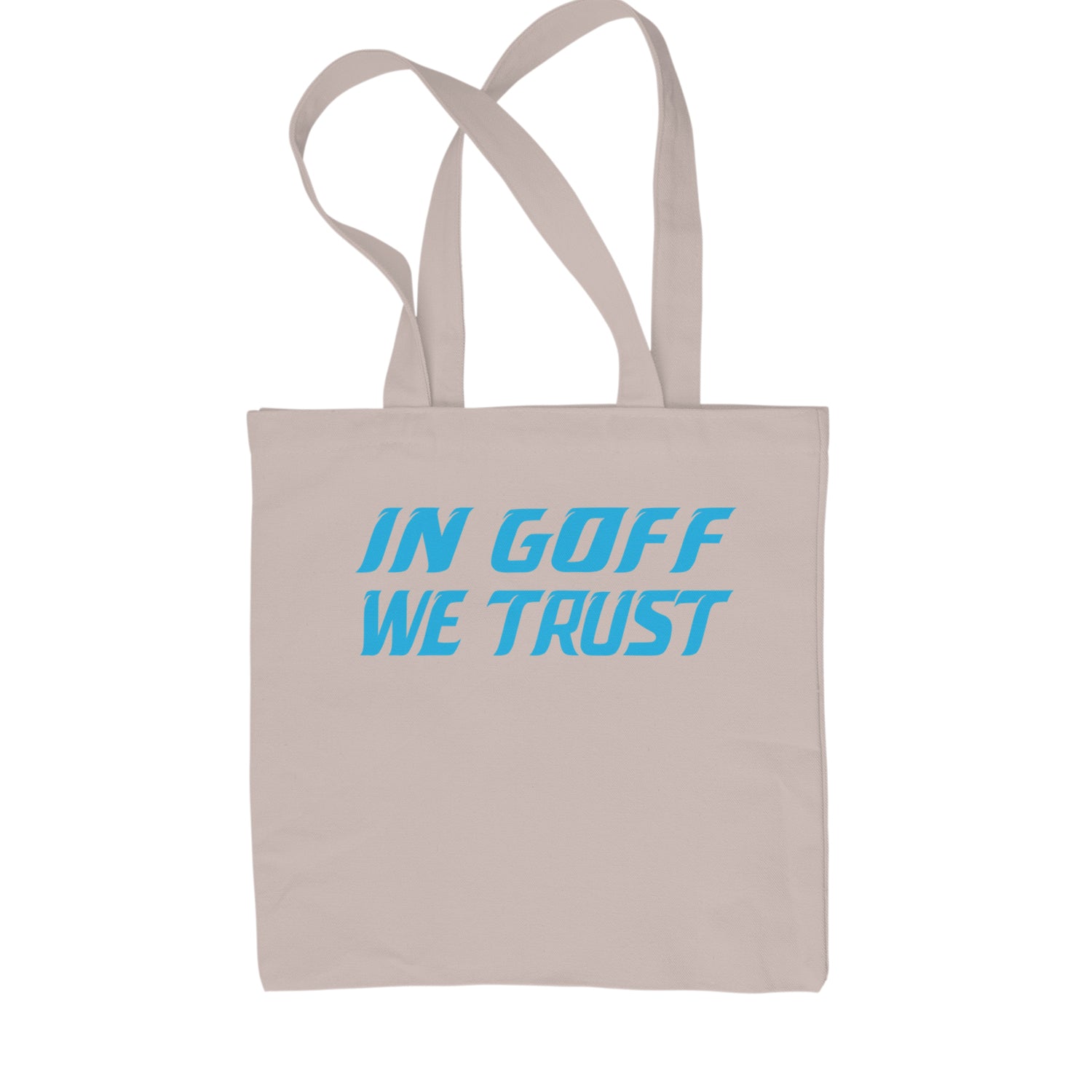 In Goff We Trust Detroit Shopping Tote Bag Black