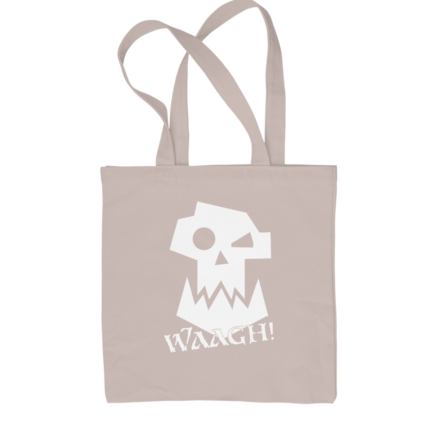 Ork Miniature Tabletop Wargaming Waagh Shopping Tote Bag Natural