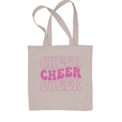 Cheer Cheer Cheer Shopping Tote Bag Natural