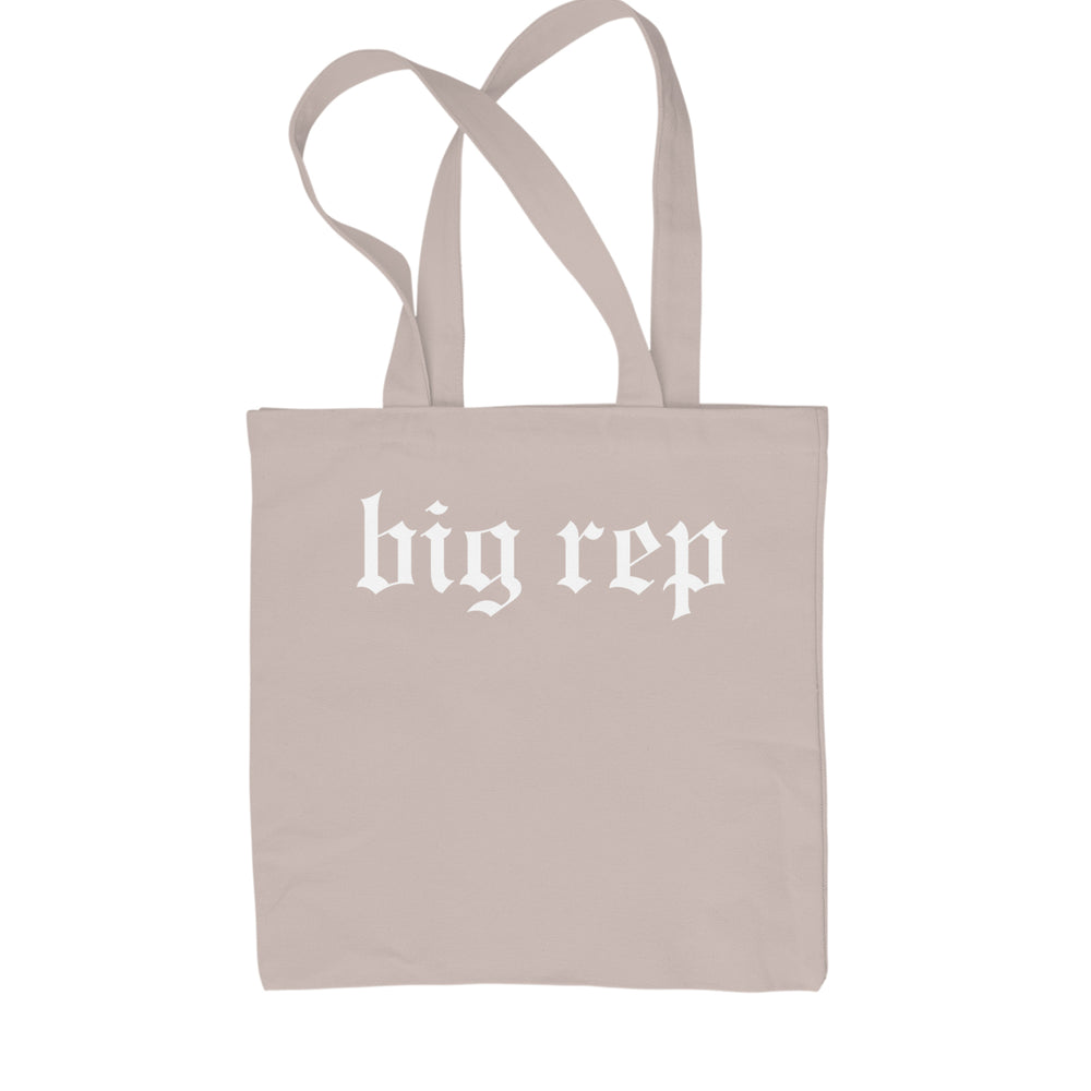 Big Rep Reputation Music Lover Gift Fan Favorite Shopping Tote Bag Natural